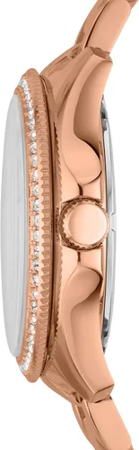 Miniatura 2 de Fossil AM4483 Cecile Reloj de mujer en tono oro rosa con cristales
