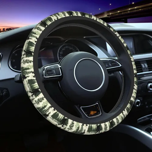 Miniatura 34 de Funda para volante MINIOZE de ojos malvados azules con luna mágica, accesorios para automóvil, linda para mujeres y niñas, universal de 15 pulgadas