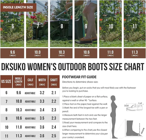 Miniatura 6 de DKSUKO Mocasines impermeables para mujer