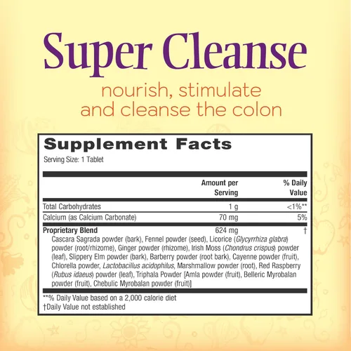 Miniatura 2 de Nature's Secret - Super Cleanse, 200 comprimidos