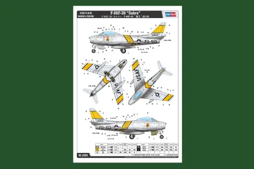 Miniatura 4 de Hobbyboss HBB81808 1:18-F-86F-30 Sable