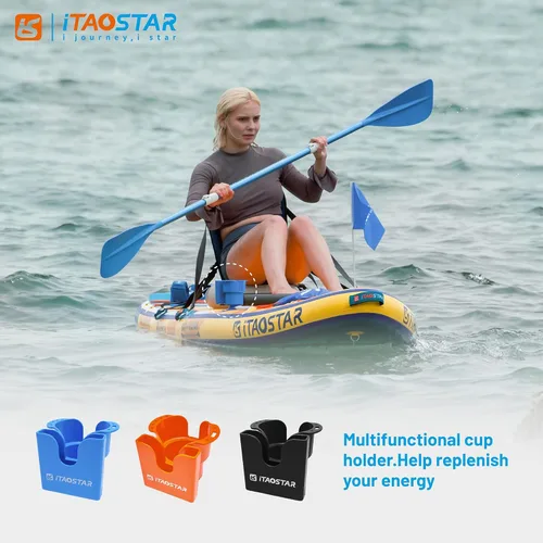 Miniatura 2 de iTAOSTAR Soporte para tazas multifunción, tabla de remo de dos secciones, adecuado para tipos de taza/botella/bebida, accesorios prácticos
