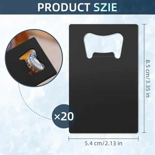 Miniatura 2 de 20 abrebotellas de cerveza de acero inoxidable para tarjetas de cerveza, recuerdo de fiesta, boda, padrinos de boda, regalo de dama de honor