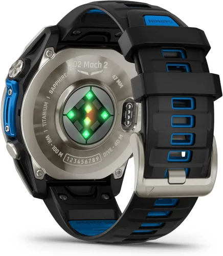 Miniatura 8 de Garmin D2™ Mach 0.079 - 1.850 in, reloj inteligente aviador premium con GPS, mapas de vuelo avanzados, linterna LED, micrófono/altavoz incorporado
