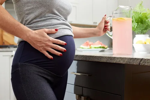 Miniatura 6 de No Nonsense Leggings de mezclilla sintética de maternidad Expantech para mujer
