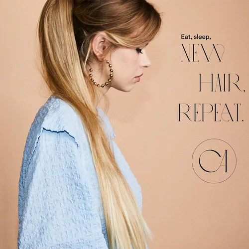 Miniatura 7 de CAISHA 24 "Hairpiece Cola de caballo Clip en la extensión de pelo largo recto negro H601