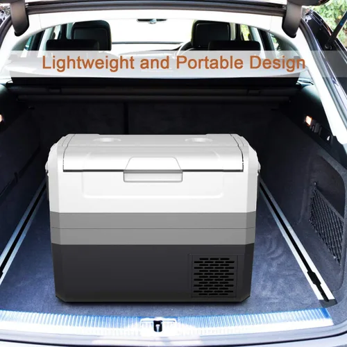 Miniatura 9 de GOFLAME Refrigerador portátil para automóvil de 58 cuartos (55 litros), compresor congelador de -14.8 °F a 50 °F, refrigerador eléctrico de puerta
