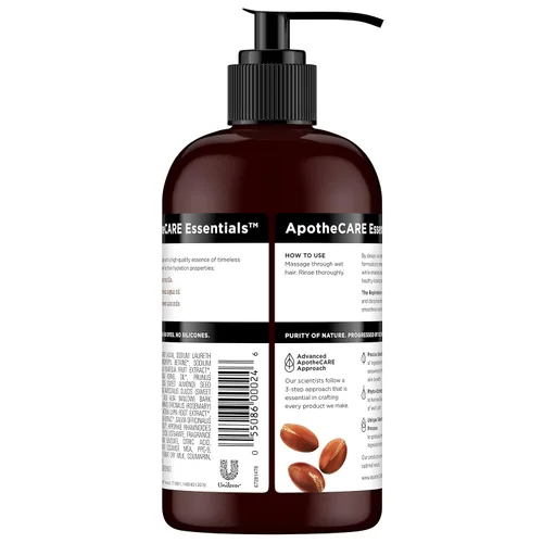 Miniatura 9 de ApotheCARE Essentials The Replenisher Champú Hidratante, Vainilla, Aceite de Argán, Almendra Dulce, 12 oz