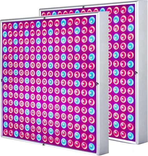 Miniatura 8 de Diboys Luz LED de cultivo para plantas de interior, luces de plantas de 45 W, panel de espectro completo, luz de crecimiento para plántulas