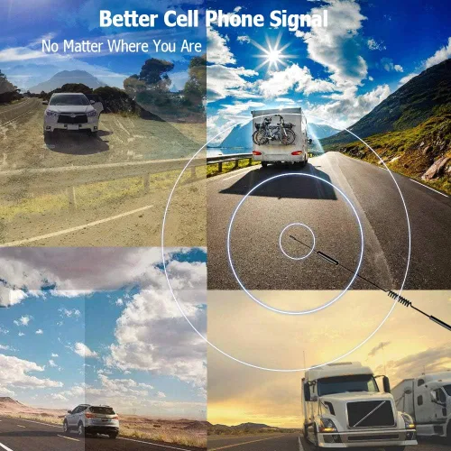 Miniatura 6 de Paquete de 2 antena SMA 4G LTE 12Dbi 700-2700MHz Antena celular Montaje magnético 0.14 oz Antena 12Dbi 4G LTE CPRS GSM 2.4G WCDMA 3G por EJOYS