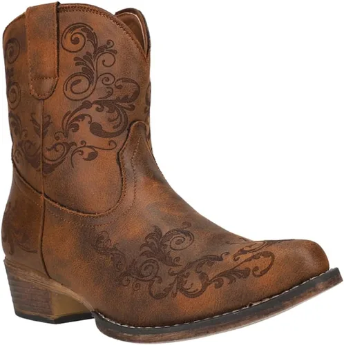 Miniatura 2 de Roper Short Stuff - Botas cortas de moda para mujer, Coñac