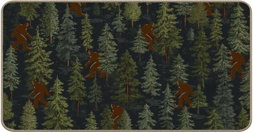 Miniatura 27 de Tapete divertido para puerta de campista de 17 x 30 pulgadas, regalos de campamento para hombres y mujeres, alfombras de campista