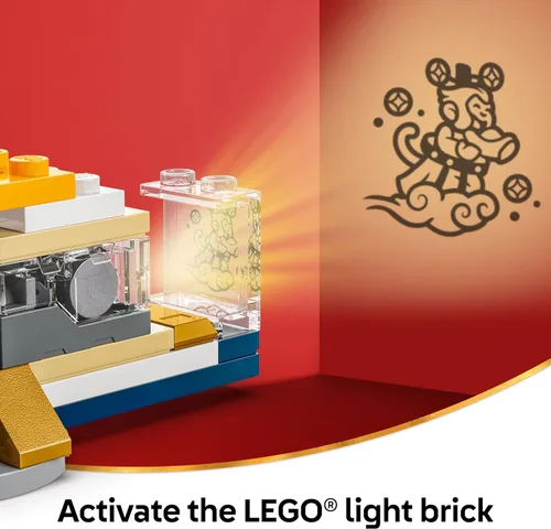 Miniatura 5 de LEGO Linterna trotadora para festival de primavera, juguetes educativos y de construcción para festivales chinos para niños, niños y niñas, a partir