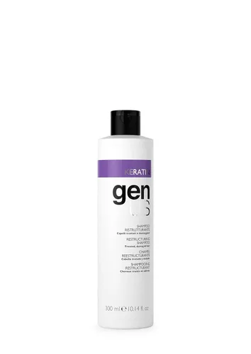 Miniatura 9 de Genus Mascarilla reestructurante de queratina enriquecida con proteínas de seda, caviar y colágeno, peinado, nutre e hidrata, apta para todo