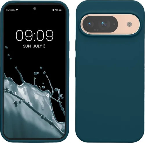 Miniatura 41 de kwmobile Funda Compatible con Google Pixel 6 Pro - Funda de Teléfono de Silicona TPU con Acabado Suave - Azul Caribe