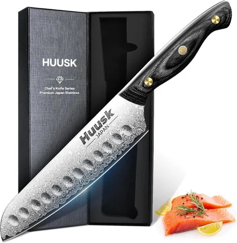 Miniatura 9 de Huusk Cuchillo Vikingo con Vaina Cuchillos para Deshuesar para Cortar Carne, Cuchillos Cavernícola Ultimo Forjados a Mano de Espiga Completa