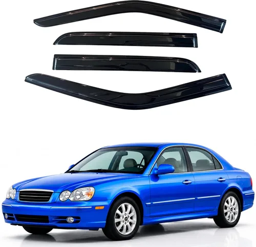 Miniatura 158 de Visor para ventana IG para Hyundai Venue 2020-2023, protector contra la lluvia, adhesivo extra duradero, deflector de viento para lado