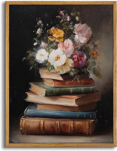 Miniatura 13 de AtterrirArt Bonito arte de pared enmarcado para guardería, 8 x 10 pulgadas, decoración de pared floral caprichosa, póster de impresiones en lienzo