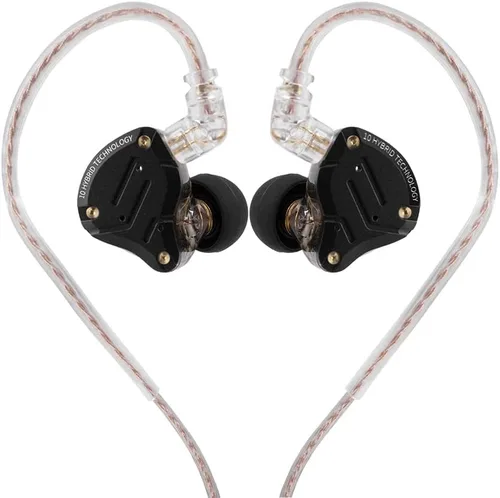 Miniatura 12 de Linsoul KZ ZS10 Pro, auriculares intraaurales monitor de 5 controladores 4BA+1DD, auriculares HiFi con cable, auriculares para juegos, auriculares