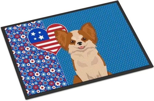 Miniatura 39 de Caroline's Treasures WDK5119JMAT Airedale Terrier USA - Tapete para interiores o exteriores, 24 x 36 pulgadas, tapete para puerta delantera