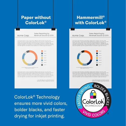 Miniatura 5 de Hammermill Copia de papel para impresora y palé de papel premium, 20 libras, 92 brillantes, 8.5 x 11, 32 cajas, impresión W/Láser 24 libras, 98