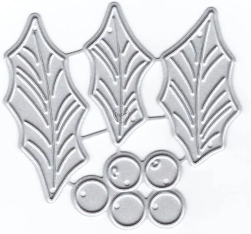 DzIxY Hojas de Navidad de buen aspecto Troqueles de corte de metal para hacer tarjetas de grabación en relieve de papel Troqueles Sets Álbum
