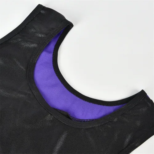 Miniatura 5 de Shiny Waves - Maillot deportivo metálico para niñas