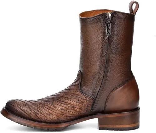 Miniatura 4 de Bota Cuadra para hombre en piel bovino con cremallera