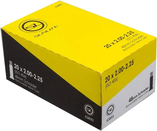 Miniatura 24 de Sunlite Tubos de válvula Schrader Standad, varios tamaños Negro