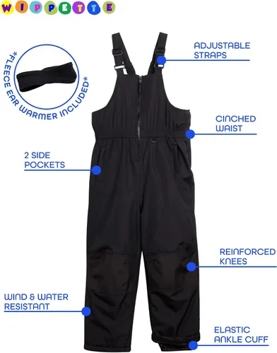 Miniatura 2 de Wippette Babero de nieve para niños Overol con aislamiento impermeable para niños y niñas (5-18)