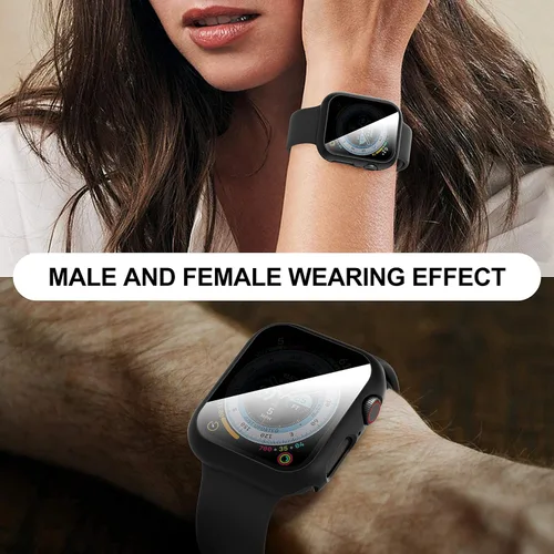 Miniatura 7 de Suoman Paquete de 3 fundas protectoras de pantalla de privacidad para Apple Watch de 1.575 pulgadas (1.575 pulgadas), antiespías, ultrafina
