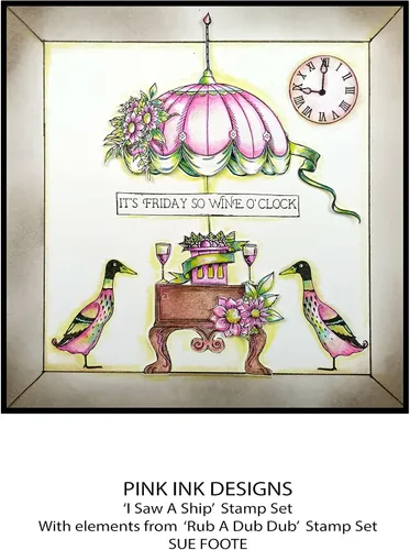 Miniatura 16 de Pink Ink Designs Saw A Ship. - Juego de sellos transparentes, A5