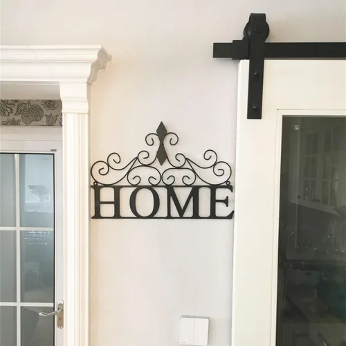 Miniatura 7 de Yamfurvo Placa de pared de metal antiguo con refranes, sonríe y sé feliz, placa inspiradora para decoración de arte, regalos para el día