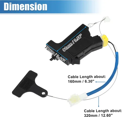 Miniatura 7 de X AUTOHAUX Actuador de cerradura de puerta de combustible 81590-3S000 para Hyundai Sonata 2010-2014 para Hyundai Sonata Hybird 2011-2015 Actuador
