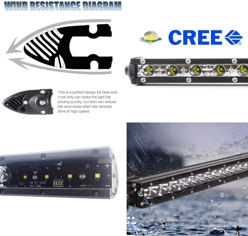 Miniatura 2 de iJDMTOY Kit de barra de luz LED para parrilla delantera compatible con Ford F150 XL XLT 2018-2020, incluye barras de luz LED delgadas de alta