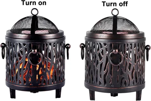 Miniatura 7 de Calentador de cera para chimeneas eléctricas, quemador de cera metálica, calentador de cera perfumada para regalos y decoraciones de oficina en casa