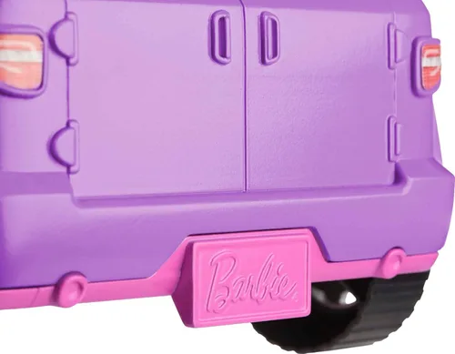 Miniatura 5 de Barbie - Vehículo todo terreno, color morado con asientos rosados y ruedas giratorias, 2 asientos, regalo para niños de 3 a 7 años