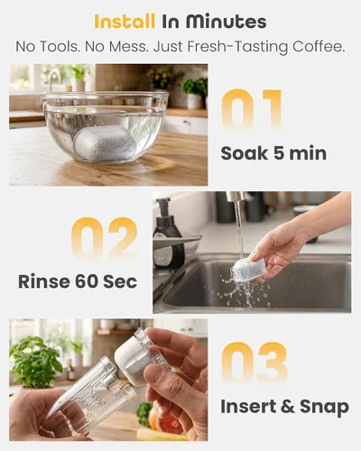 Miniatura 8 de Keurig 2.0 Filtro de repuesto para K Duo, K200 K250 K350, K-Duo Essentials, K-Compact Cafetera de una sola porción con depósito trasero, soporte