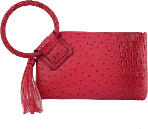 Miniatura 4 de Monedero de mano para mujer, cartera de noche con correa de mano, informal, formal, de cuero vegano, Metro Muse