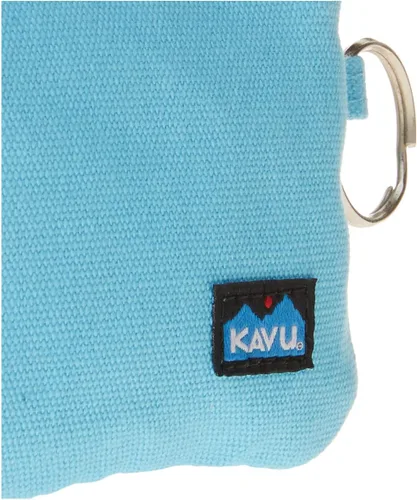 Miniatura 28 de KAVU Stirling Cartera delgada de lona de algodón con cremallera de doble cara