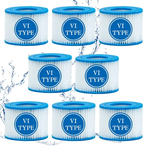 Miniatura 8 de Filtro de spa tipo vi y cartucho de repuesto de filtro para bañera de hidromasaje Coleman, para filtro inflable para bañera de hidromasaje