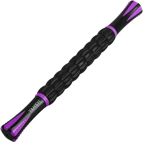 Yansyi. Rodillo muscular para atletas. Rodillo de masaje corporal. Liberar los puntos de activación miofascial reducen el dolor muscular, tirantez y