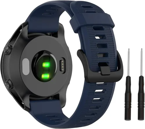 Miniatura 12 de ISABAKE Correa de reloj para Garmin Forerunner 935/945/955/965/745, pulsera de repuesto de silicona de 0.866 in para Fenix 5 Plus/Fenix 6