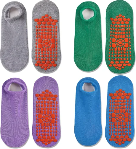 Miniatura 14 de Tphon Non Slip Kids Trampoline Socks with Grippers for Toddler Children - Anti Skid Grip Socks for Boys & Girls
