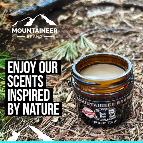 Miniatura 3 de Mountaineer Brand Bálsamo natural para barba sin perfume Mantequilla de barba para hombres Condimentador sin enjuague Hidrata, suaviza