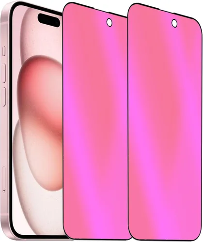 Miniatura 13 de Paquete de 2 Vidrio Templado Privacidad Anti-Luz Azul Compatible con iPhone X/iPhone XS/iPhone 11 Pro Espejo Protector de Pantalla Anti-Espía