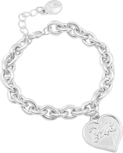 Miniatura 4 de Barbie Pulsera de corazón grueso - Plata, Zinc, No es una piedra preciosa
