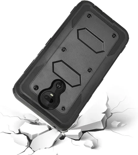 Miniatura 6 de Asuwish Funda de teléfono para Moto G7/G7+/Revvlry Plus Funda híbrida a prueba de golpes de cuerpo completo protector resistente Accesorios