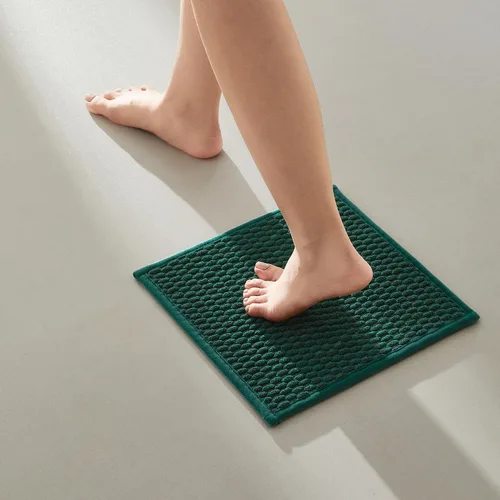 Miniatura 129 de TYUU Alfombras de Baño Antideslizantes Lavables, Tapete de Baño Súper Absorbente Delgado de Pila Baja para Secar Rápido, Alfombra de Baño Pequeña