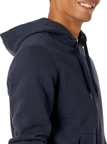 Miniatura 4 de Tienda Essentials - Sudadera con capucha de vellón y cremallera completa, para hombre